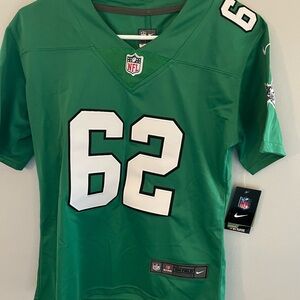 NFL Green and White Jersey with Official Logo